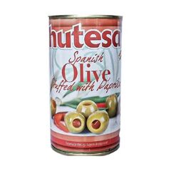 HUTESA Masline verzi cu ardei 280-320, 350/150g