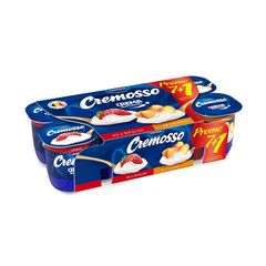 CREMOSSO Iaurt caps/piers (8 la pret de 7)x125g