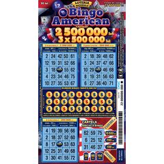 LOTERIA NAȚIONALĂ Bilet de Loterie Bingo American