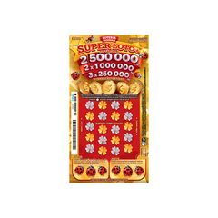 LOTERIA NAȚIONALĂ Bilet de Loterie SUPER LOTO, EDIȚIE DE AUR