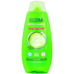 ELODERMA Gel de duș antibacterian, castravete și nalbă, 400 ml