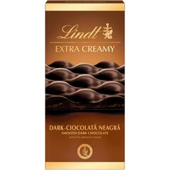 LINDT Ciocolata Extra Creamy Fina Neagra 80g