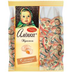 КРАСНЫЙ ОКТЯБРЬ Caramela cu lapte fiert  Алёнка250g