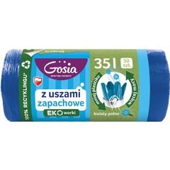 GOSIA Saci de gunoi HDPE cu leg-ra 35L 30buc