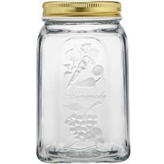 HOMEMADE PS Borcan cu capac metal 1,5l
