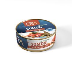 ORA Somon maruntit cu legume in stil Mexican 240g
