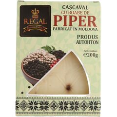 PRODUS REGAL Branza semitare cu Piper 200g