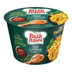 БИГ ЛАНЧ Fidea Sote cu gaina/ierburi arom.90g