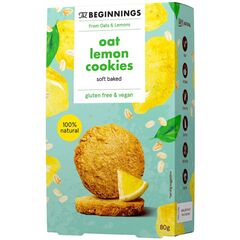 THE BEGINNINGS Biscuiti de ovaz cu lamaie 80g
