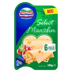 HOCHLAND Branza semitare Select Maasdam felii 100g