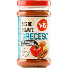 VIS Sos de tomate Grecesc cu nucusoara si scortisoara 225g