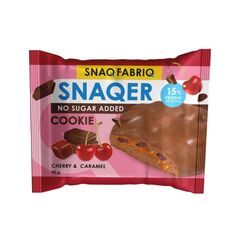 SNAQ FABRIQ Biscuiti de ciocolata cu visina si caramel 45g