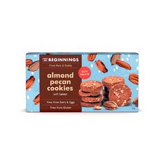 THE BEGINNINGS Biscuiti de migdale cu nuca pecan 80g