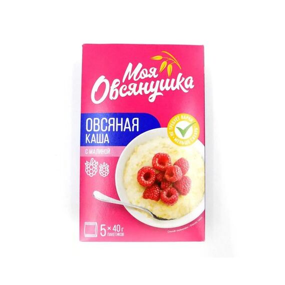 Terci de ovaz zmeura 5x40g МОЯ ОВСЯНУШКА