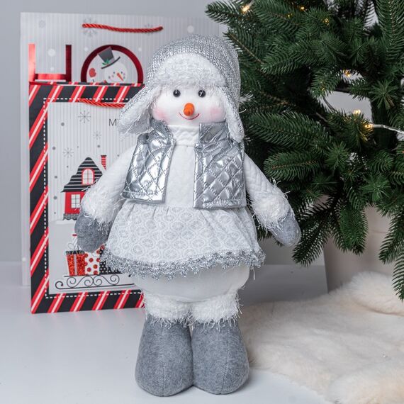 Figurina de Craciun Om de zapada 38cm Textil/Plastic GS
