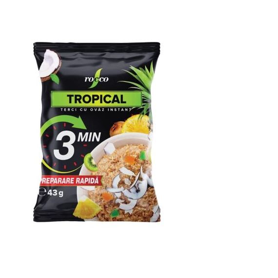 Terci de ovaz fructe tropicale 43g ROCCO
