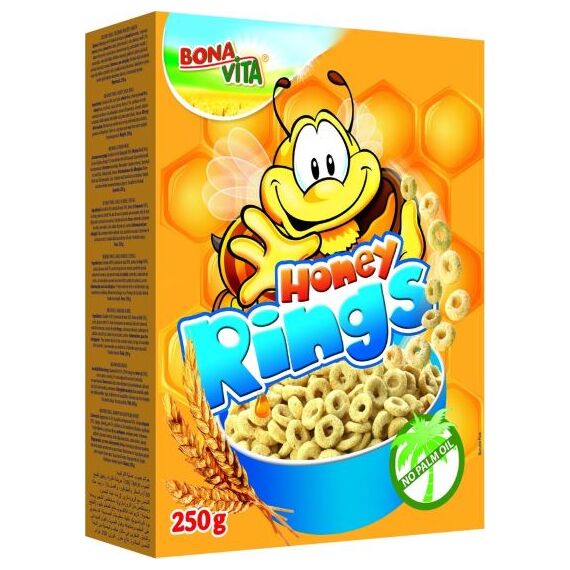 Кольца злаковые с шоколадом 250g BONA VITA