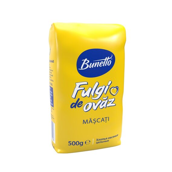 Хлопья овсянные крупные 500гг BUNETTO