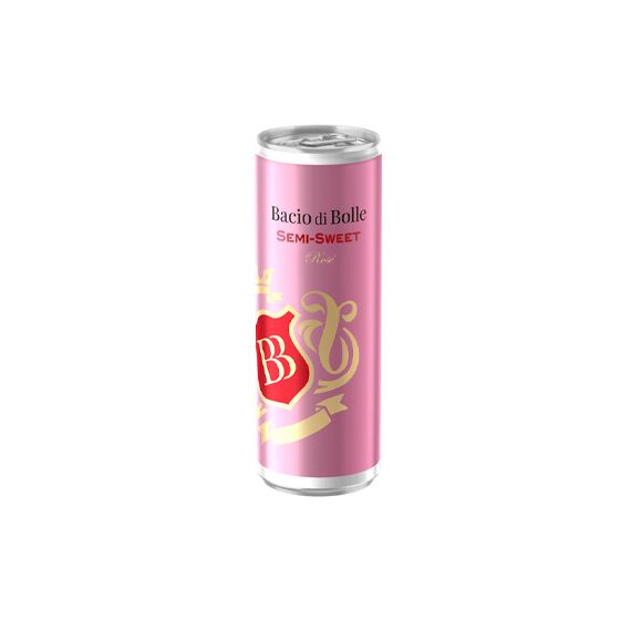 Vin perlant roze demidulce 0.25l BACIO DI BOLLE