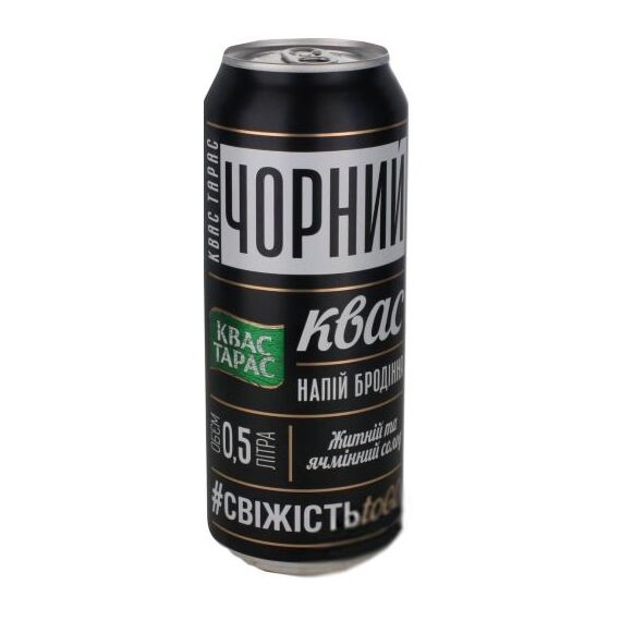 Negru doza 0.5l КВАС ТАРАС