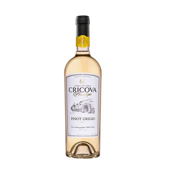 PRESTIGE Vin Pinot Grigio alb sec 0.75l CRICOVA