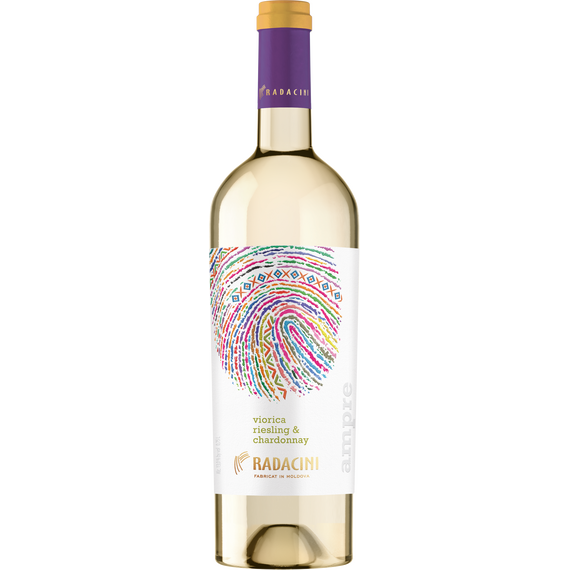 AMPRE Вино Viorica/Riesling/Chardonnay белое сухое0.75л RADACINI