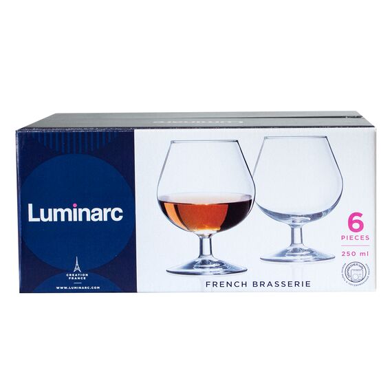 Pocal  cognac 250ml.6 buc FRENCH BRASSERIE