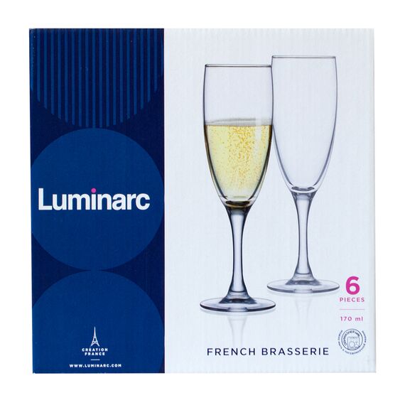 Set pocal samp. 6buc 170ml FRENCH BRASSERIE