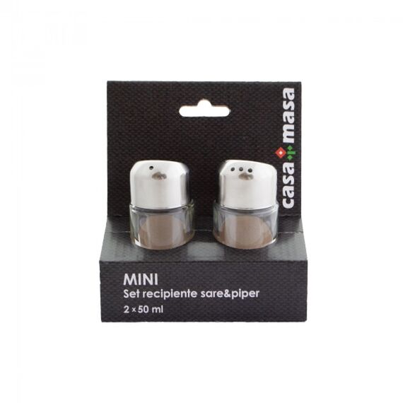 Set recipient mini sare/piper 2x50ml CM