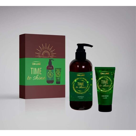 Set Cadou Timpul sa straluceasca Gel dus&Crema maini. Vanilla ON LINE