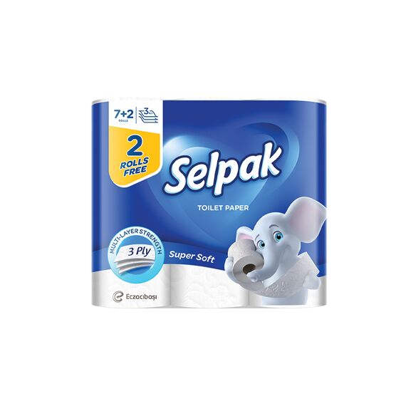 Бумага туалетная 3сл 9рул SELPAK