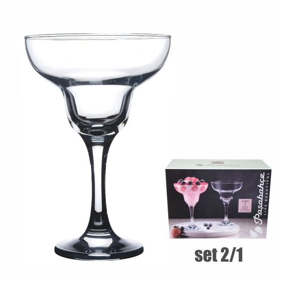Set pahare margarita 305ml 2buc PASABAHCE
