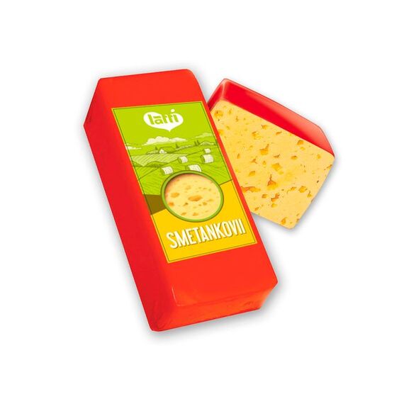 Branza mat. tare SMETANCOVII 45%, kg LATTI