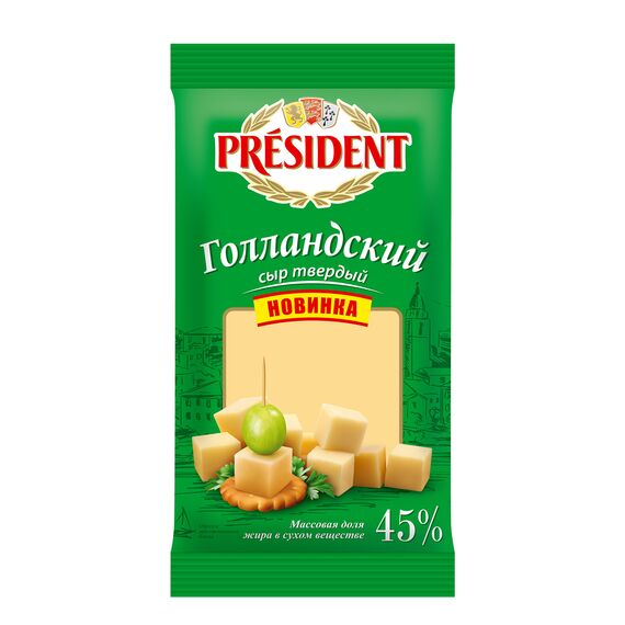Cыр Голандский 50% 180г PRESIDENT