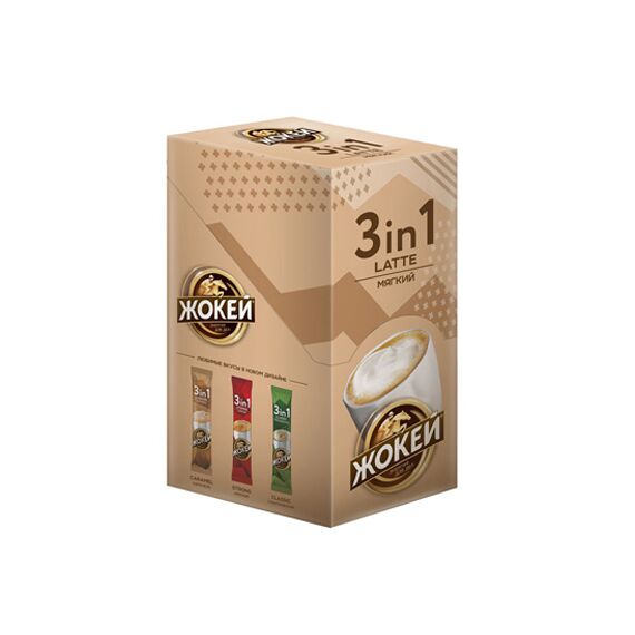 Cafea Latte 3in1 10x12g ЖОКЕЙ
