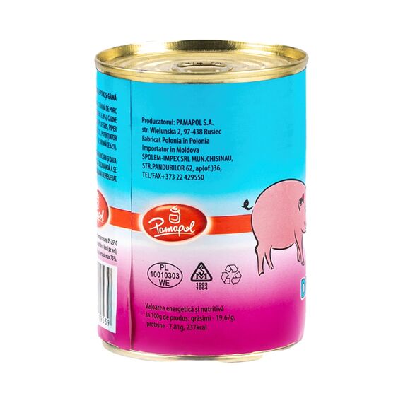 Conserva cu continut de carne DELICIOS 390g PAMAPOL