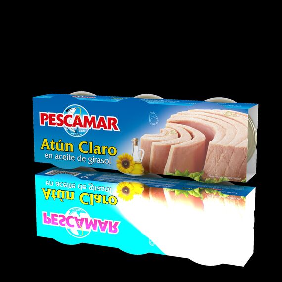 Ton in ulei vegetal 3*80g PESCAMAR