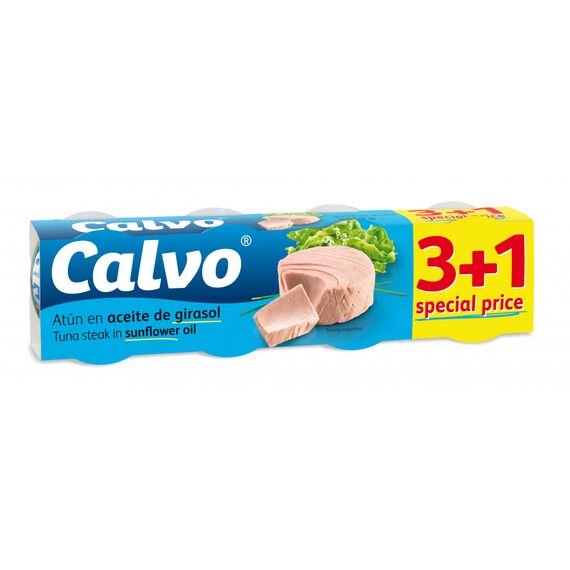Тунец в масле 4*80г CALVO
