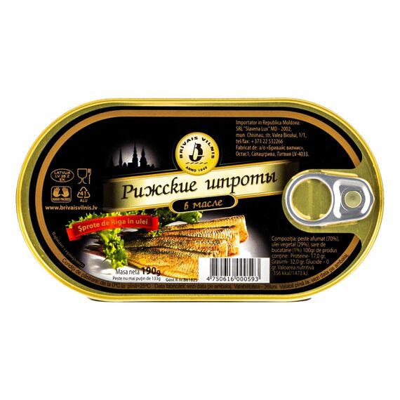 Sprote de Riga ch. 190g SL BRIVAIS VILNIS