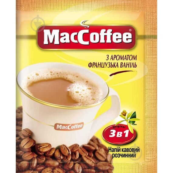 Cafea 3in1 vanilie 18g MACCOFFEE