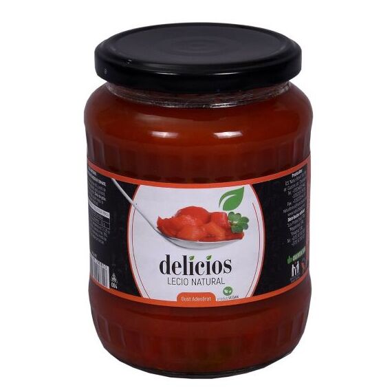 Ardei gras taiat/lecio 720ml DELICIOS