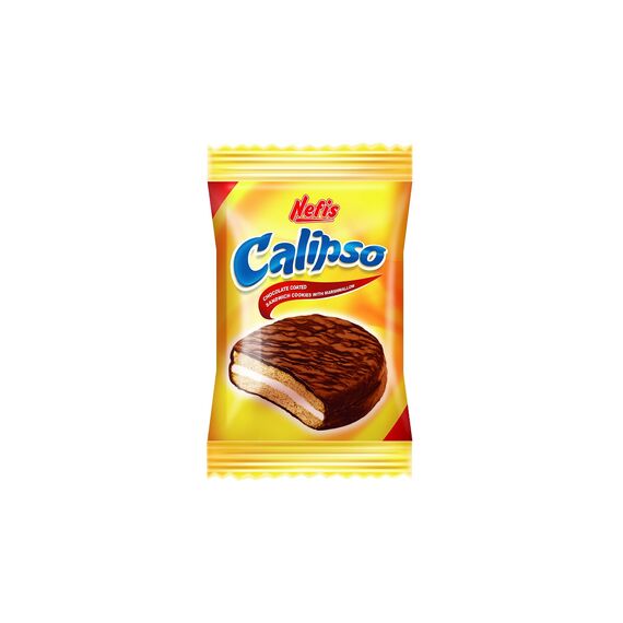 CALIPSO Biscuiti glazur/ciocolata 20g NEFIS