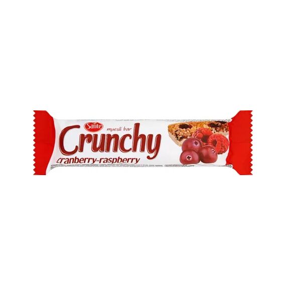 CRUNCHY Batonas afine si zmeura 40g SANTE