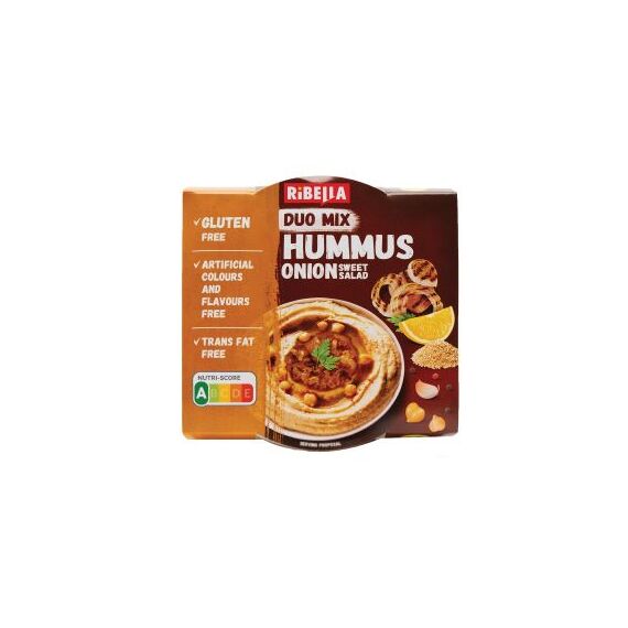 Hummus cu ceapa caramelizata 200g RIBELLA