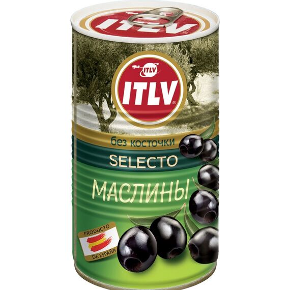 Masline negre f/s Selecto 280/320 370ml ITLV