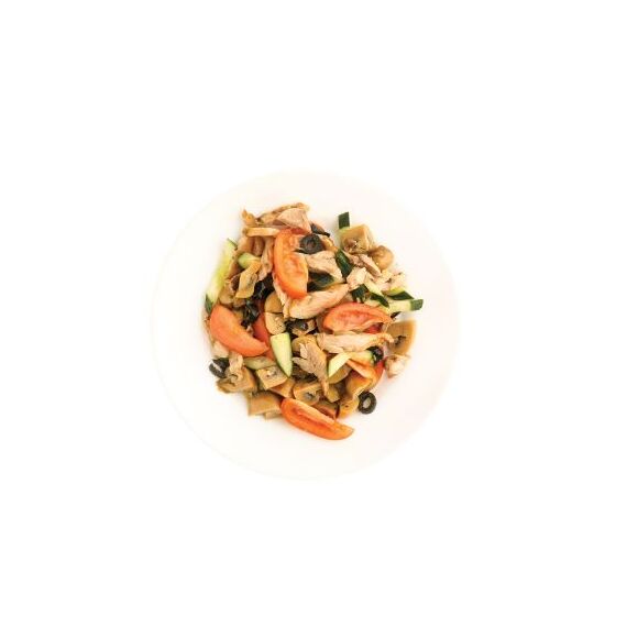 Salata din legume cu carne de pui, kg LINELLA