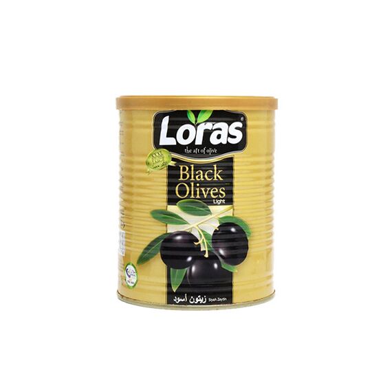Măsline negre 101-120 cu sâmbure 800ml LORAS