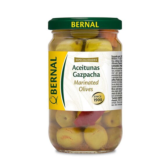 Gazpacho olive 180g/314ml st. BERNAL