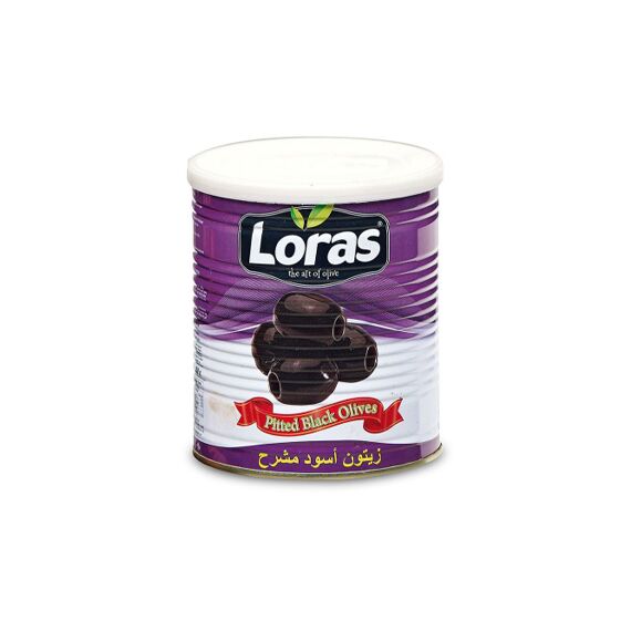 Măsline negre 291-320 fără sâmbure 800ml LORAS