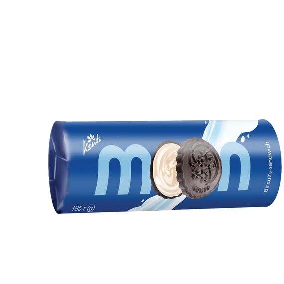 Biscuiti-sandwich MOON 195g KONTI